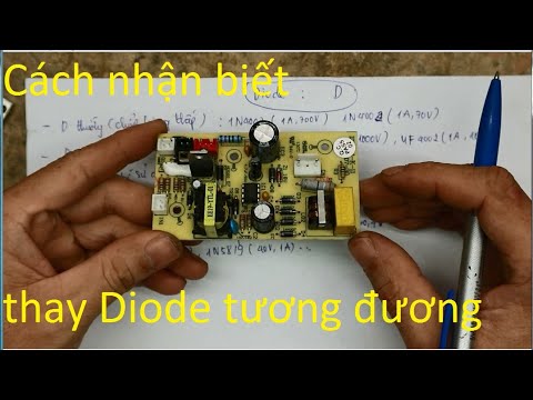 Cách nhận biết thay Diode tương đương