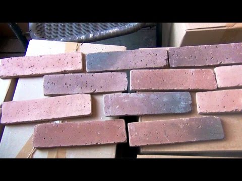 Секрет гипса Изготовление декоративного кирпича