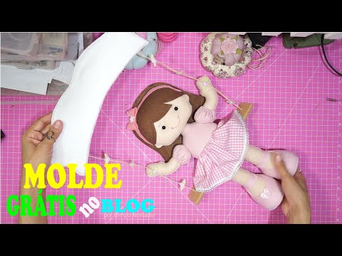 Thumbnail for Aprenda a fazer Boneca no Balanço - Molde GRÁTIS no Blog - Por tempo Limitado