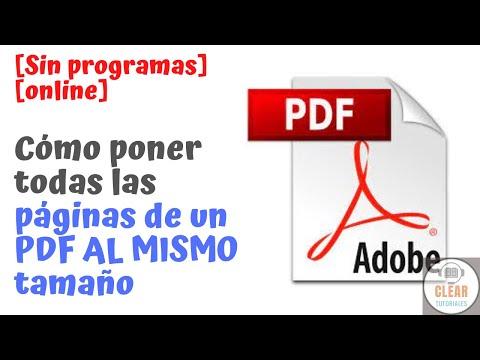 Thumbnail for Cómo PONER todas las PÁGINAS de un PDF al MISMO TAMAÑO | Tutorial online, gratis y sin programas.