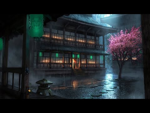Relaxing Sleep Music with Rain Sounds ~ Piano Music for Deep Instantly Fall Asleep With Soft Rain