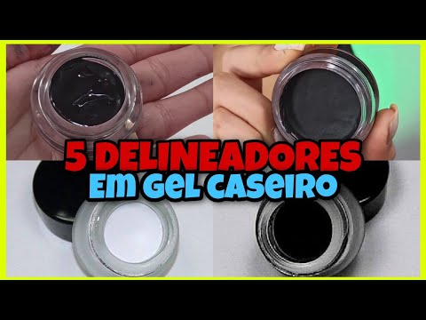 5 JEITOS DE FAZER DELINEADOR EM GEL CASEIRO