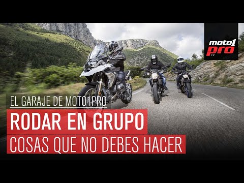 Thumbnail for Lo que no debes hacer si ruedas en grupo en moto