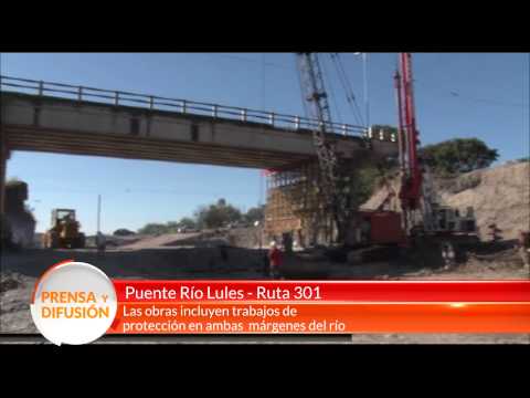 Thumbnail for Avanzan las obras del puente sobre el río Lules - Tucumán Gobierno