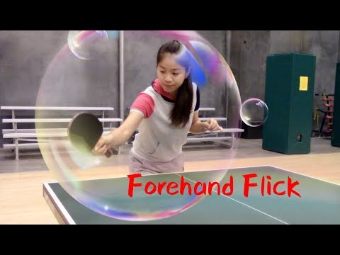 How to play forehand flick 乒乓球正手挑球的教程