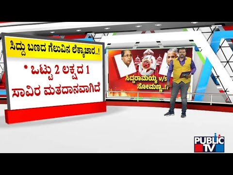 Thumbnail for ಅತಿರಥರ ಅಡ್ಡಾದಲ್ಲಿ ಗೆದ್ದು ಮೀಸೆ ತಿರುವೋರು ಯಾರು..? | Siddaramaiah vs V Somanna | Public TV