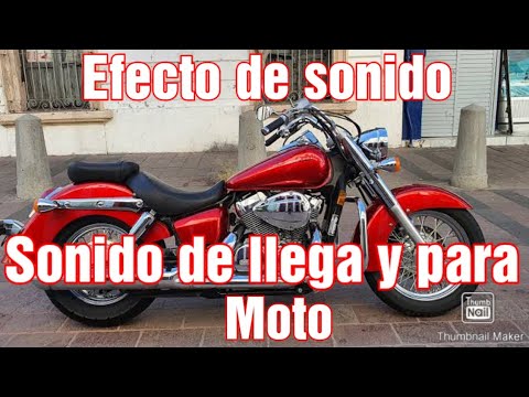 Sonido de llega y para Moto - efecto de sonido