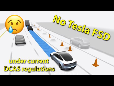 Thumbnail for Tesla FSD not coming under current DCAS regulations