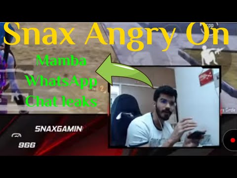 Snax Angry On mamba & krutika After Whatapp Chat leaks