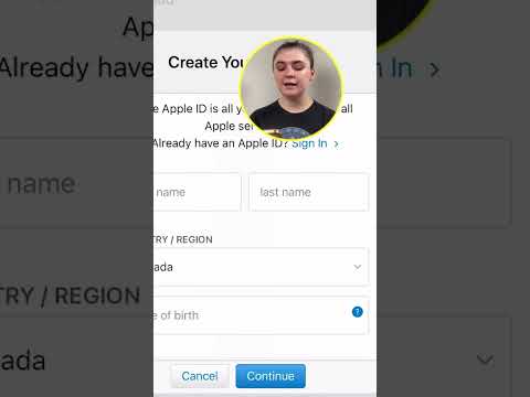 How to create an Apple ID account