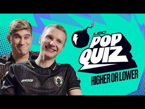 Higher or Lower  | LEC Pop Quiz | 2023 Winter