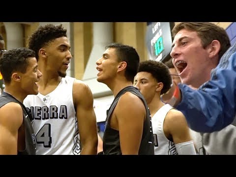Thumbnail for Sierra Canyon RESPONDS To Crowd Talking RECKLESS w/ BUCKETS! "DADDYS BOY" Sierra Canyon VS Camarillo