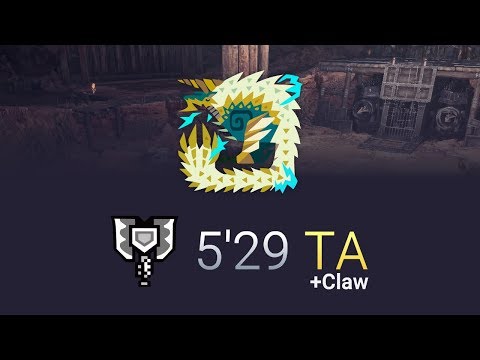 MHWorld Iceborne: Zinogre - Charge Blade Solo 5&apos;29 TAwiki rules + clutch claw