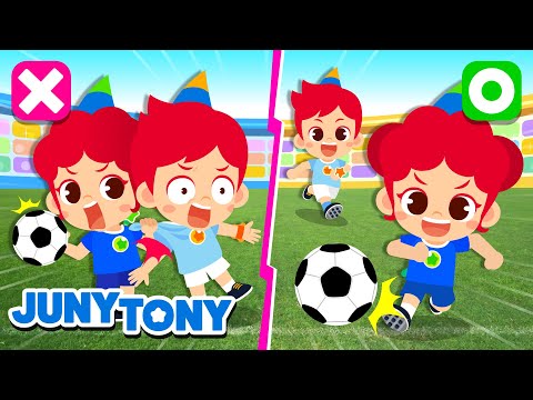 Soccer Song (Football Song) | + More Sports Songs | Nursery Rhymes | Kids Songs | JunyTony