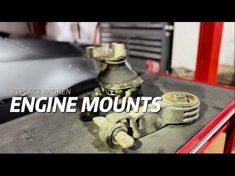 How to Replace Engine Mount &amp; Torque Strut on 2006-2011 Honda Civic Sedan | 8th Gen DIY Guide