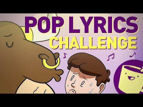 Pop Lyrics Drawing Challenge