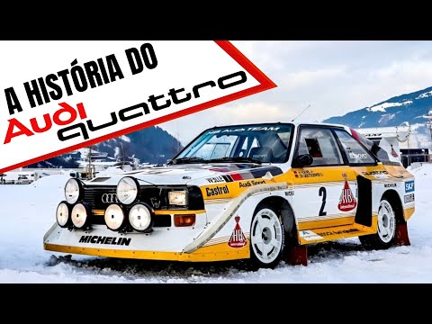 AUDI QUATTRO o primeiro CARRO com TRAÇÃO 4x4 e que mudou o MUNDO do AUTOMOBILIMO! - EP.75