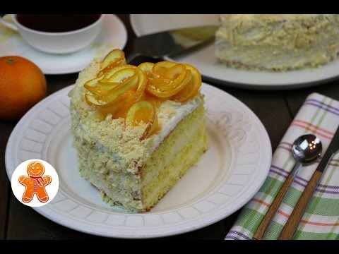 Thumbnail for Апельсиновый торт очень простой рецепт ???? Orange Cake (English Subtitles)