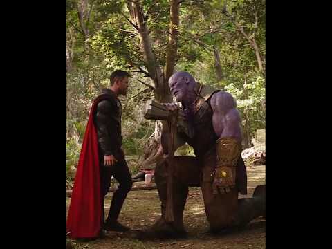 Thor rocket and stormbreaker ????Thor VS thanos #attitude #Thor #YouTube #short #Marvel