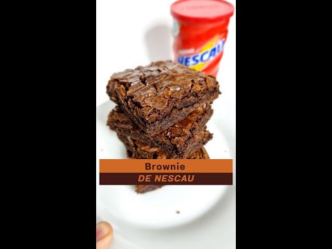 BROWNIE DE NESCAU - fácil e delicioso!