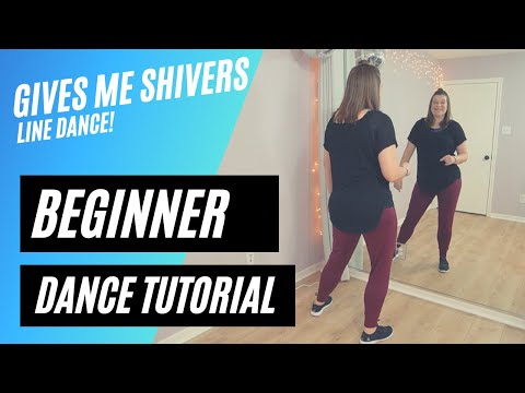 Thumbnail for "GIVES ME SHIVERS" LINE DANCE | Ed Sheeran | BEGINNER DANCE TUTORIAL | Step-by Step & Back-view!