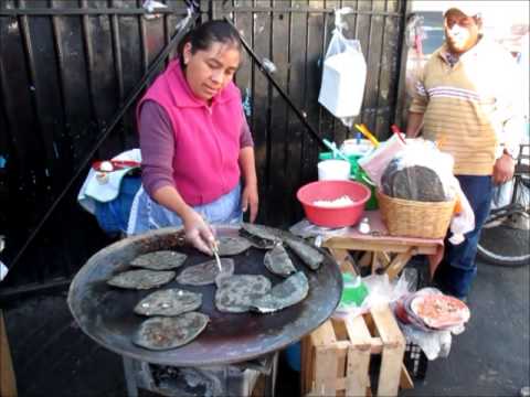 Thumbnail for Blue Corn Tlacoyos and Quesadillas at Mexico City's Jamaica Market