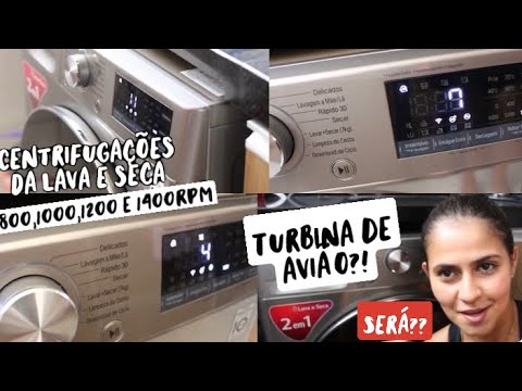 Thumbnail for LAVA  E SECA LGVC4 : Todas as centrifugações  (Velocidades e Dúvidas?)