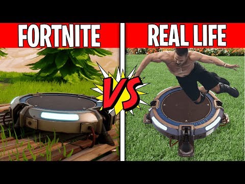 Thumbnail for FORTNITE LAUNCHPAD IN REAL LIFE! Fortnite vs. Real Life