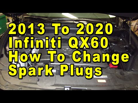 2013 To 2020 Infiniti QX60 How To Change Spark Plugs With Part Numbers - VQ35DE 3.5L V6 Engine
