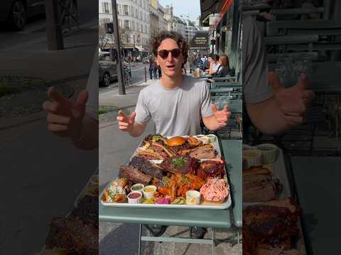 Thumbnail for Trying the best BBQ in Europe ????MELT BBQ, Paris #food #bbq #paris #barbecue #foodie #beefrib #meat