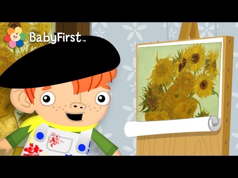 Art pour les bébés et enfants | Chefs-d'œuvre célèbres avec Vinnie Le P'tit Artiste par BabyFirst