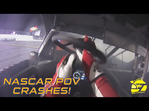 Thumbnail for NASCAR's Most Insane Helmet Cam First Person Crashes 3