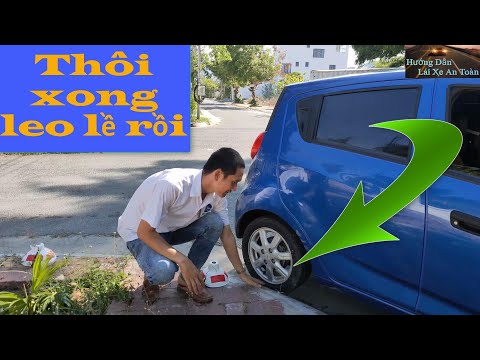 Xác định thời điểm đánh lái khi đi vào đường hẹp tránh va chạm - Thầy Tâm
