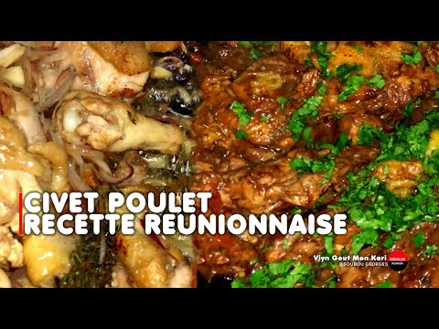 Le vrai goût de la Réunion : civet de poulet maison.