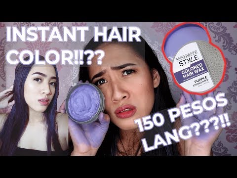 Thumbnail for PENSHOPPE COLORED HAIR WAX REVIEW + DEMO