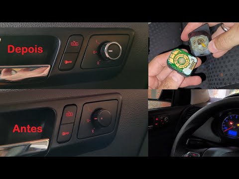 Consertando e melhorando o botão de ajuste do retrovisor do Polo! Ficou Top!