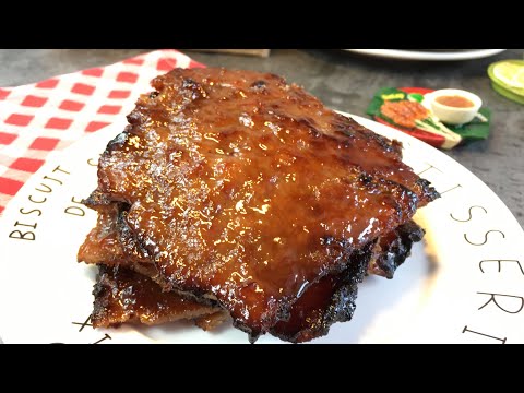 SUPER EASY Singapore Bak Kwa Recipe | Oven Baked Chinese Pork Jerky 自制肉干 Chinese New Year Snack