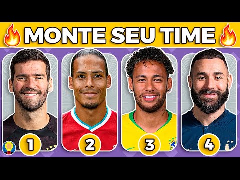 Thumbnail for ???? MONTE O SEU TIME TITULAR E MONTE O SEU TIME RESERVA | Jogo das escolhas | Quiz de Futebol