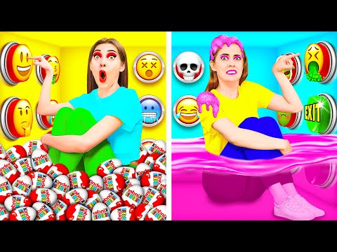 1000 Mystery Buttons Challenge #9 | Only 1 Lets You Escape by RaPaPa Challenge