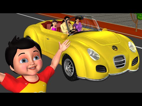 Driving in My Car Song | We Are Going in Our Car - 3D Nursery Rhymes & Songs for Children