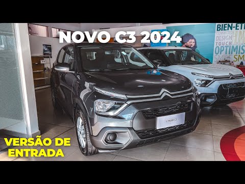 NOVO CITROEN C3 2024 LIVE POR MENOS DE R$ 70 MIL!