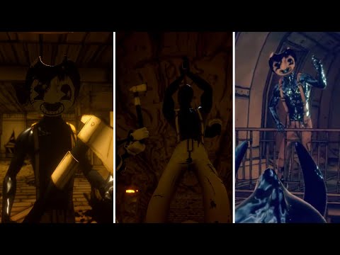 Every Sammy Lawrence DEATH Scenes - Bendy and the Dark Revival (2022)