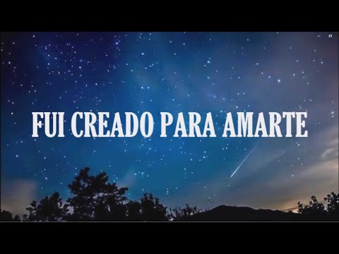Fui creado para amarte