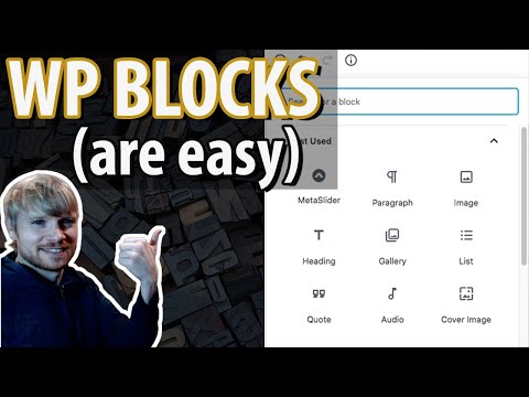 Thumbnail for How to use the Wordpress Gutenberg Block Editor (full tutorial)