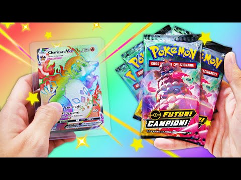 HO TROVATO CHARIZARD VMAX HYPER DA 500€! - Apro 10 Bustine Pokemon Futuri Campioni