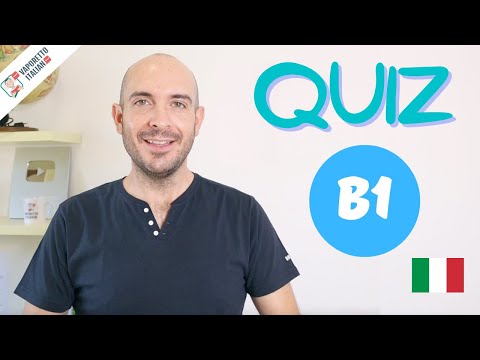 QUIZ di italiano (livello B1) | Impara l&apos;italiano con Francesco