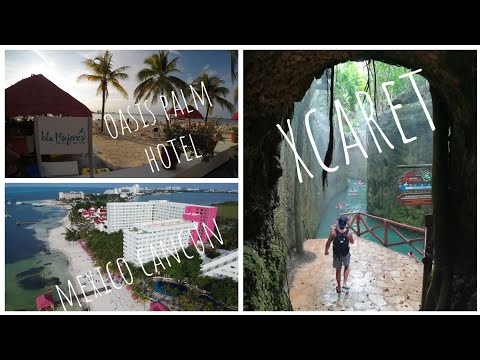 Mexico Cancun Holiday May 2018 Xcaret Park Downtown Hotel Oasis Palm Go pro 5 Dji Spark