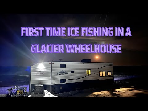 Thumbnail for First time Ice fishing for Walleye in a 24 foot Wheelhouse on Lake Winnipeg.