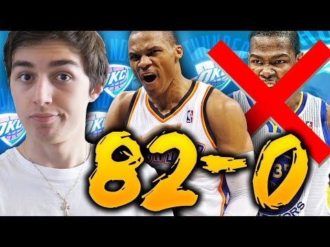 Thumbnail for 82-0 CHALLENGE - 2017 OKLAHOMA CITY THUNDER WITHOUT KEVIN DURANT! NBA 2K16 MY LEAGUE