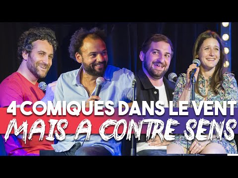 Thumbnail for EP 12 - Fabrice Eboué, Benjamin Tranié, Rosa Bursztein, Seb Mellia - 4 Comiques dans le vent...